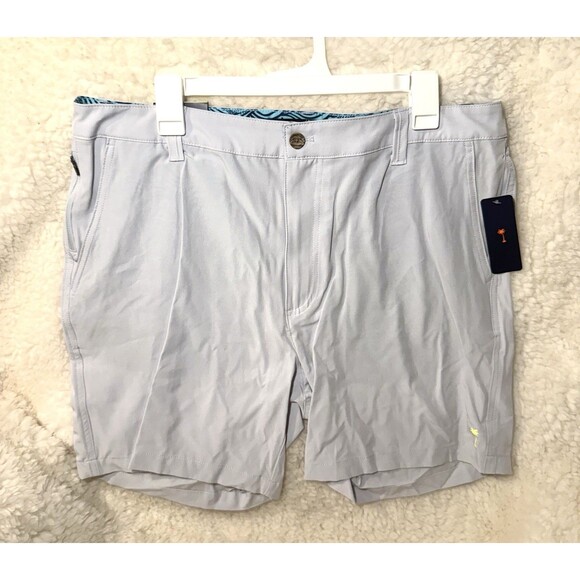 Margaritaville Mens Shorts 36 Waist 7" inseam Grey Dawn UPF 30, Quick Dry - Picture 2 of 4